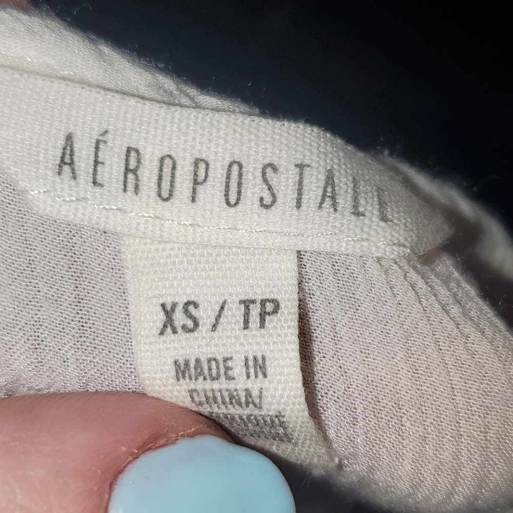Aeropostale summer cold shoulder top size xs - Picture 4 of 4